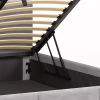 Ліжко м'яке MyBed Nela 160х200 Сіра з підйомним механізмом - Image 6