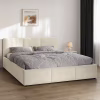 Ліжко м'яке, MyBed Nela, 160х200, Бежева, з підйомним механізмом - Image 2