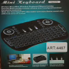 Бездротова Клавіатура KEYBOARD wireless MWK08/i8 з підсвіткою для смартфонів і Smart TV /4467 - Image 4