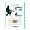 USB флеш накопитель Wibrand 8GB Hawk Gold USB 2.0 (WI2.0/HA8M1G) - Image 2