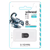 USB флеш накопитель Wibrand 8GB Scorpio Black USB 2.0 (WI2.0/SC8M3B) - Image 2