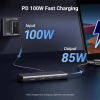 Концентратор Ugreen USB-C to 2xUSB 3.2 + 2xUSB-C 3.2 + 2xHDMI + DP 4K60Hz + PD 100W CM639 gray (35625) - Image 3
