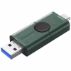 USB флеш накопитель Kingston 128GB DataTraveler Duo USB 3.2 / Type-C Black/Green (DTDEG2/128GB) - Image 5