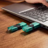 USB флеш накопитель Kingston 128GB DataTraveler Duo USB 3.2 / Type-C Black/Green (DTDEG2/128GB) - Image 11