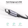 Дата кабель USB 2.0 AM to Micro 5P 2.0m US290 Aluminum Braid Black Ugreen (60148) - Image 2