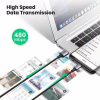 Дата кабель USB 2.0 AM to Micro 5P 2.0m US290 Aluminum Braid Black Ugreen (60148) - Image 3