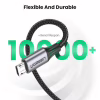 Дата кабель USB 2.0 AM to Micro 5P 2.0m US290 Aluminum Braid Black Ugreen (60148) - Image 6