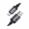 Дата кабель USB 2.0 AM to USB-C 1.2m 3.0A 18W aluminum alloy Black Acefast (6974316283782) - Image 4