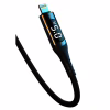 Дата кабель USB 2.0 AM to Lightning 1.0m 2.4A LED black XO (NB162-L-1-BK) - Image 2