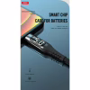 Дата кабель USB 2.0 AM to Lightning 1.0m 2.4A LED black XO (NB162-L-1-BK) - Image 5