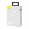 Дата кабель USB 2.0 AM to Lightning + Micro 5P + USB-C 1.5m 3.5A white Baseus (CAMLTYS-02) - Image 3