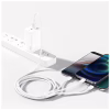 Дата кабель USB 2.0 AM to Lightning + Micro 5P + USB-C 1.5m 3.5A white Baseus (CAMLTYS-02) - Image 5