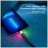 Дата кабель USB 2.0 AM to Lightning 2.0m 2.4A LED black Essager (EXCL-XCDA01) - Image 6
