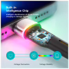 Дата кабель USB 2.0 AM to Lightning 2.0m 2.4A LED black Essager (EXCL-XCDA01) - Image 10