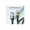 Дата кабель USB 2.0 AM to USB-C 2.0m 3A LED black Essager (EXCT-XCDA01) - Image 3