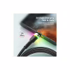 Дата кабель USB 2.0 AM to USB-C 2.0m 3A LED black Essager (EXCT-XCDA01) - Image 4