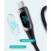 Дата кабель USB-C to Lightning 1.0m 20W Digital Display black Essager (EXCTL-YD01) - Image 10