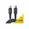 Дата кабель USB-C to USB-C 0.5m 100W black Essager (EXCTT1-CGB01) - Image 2