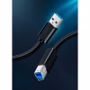 Кабель для принтера USB 3.0 AM/BM 2.0m US210 black Ugreen (10372) - Image 2