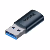 Перехідник USB 3.1 M to USB-C F blue Baseus (ZJJQ000103) - Image 5