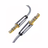 Кабель мультимедийный 3.5mm M to 3.5mm M 5.0m gray Essager (EYP35-DYD0G) - Image 3