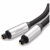Кабель мультимедійний Optical Toslink 1.5m AV108 black Ugreen (10542) - Image 4
