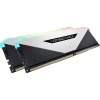 Модуль пам'яті для комп'ютера DDR4 32GB (2x16GB) 3600 MHz Vengeance RGB RT White Corsair (CMN32GX4M2Z3600C18W) - Image 3