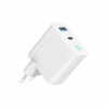 Зарядний пристрій Gembird 1хUSB-A (QC3.0 18W) + 1xType-C (PD 65W) white (TA-UC-PDQC65L-W-01) - Image 6