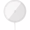 Зарядний пристрій Baseus Simple Mini3 Magnetic Wireless Charger 15W Silver (CCJJ040012) - Image 2