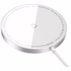 Зарядний пристрій Baseus Simple Mini3 Magnetic Wireless Charger 15W Silver (CCJJ040012) - Image 3