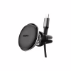 Універсальний автотримач Baseus Magnetic Car Mount Phone Holder with Cable Clip Air Vent Version Cluster Black (C40141201113-00) - Image 6