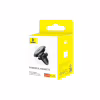 Универсальный автодержатель Baseus Magnetic Car Mount Phone Holder with Cable Clip Air Vent Version Cluster Black (C40141201113-00) - Image 7
