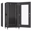 Шкаф напольный Ipcom 24U 19" 600x1000 (С-24U-06х10-ДС-ПГ-9005) - Image 3