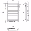 Полотенцесушитель Navin Блюз 480x800 (12-006130-4880) - Image 5