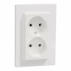 Розетка Schneider Electric ASFORA без заземлення подвійна біла (EPH9700121) - Image 2