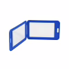 Бейдж Axent вертикальний, PP, 50х85мм, синій (4530-07-A) - Image 2