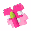 Конструктор Mega Bloks рожевий у мішку 80 деталей (DCH62) - Image 7