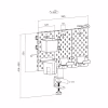 Органайзер для столу OfficePro 3-piece desk mounted rotating pegboard (DO640B) - Image 6