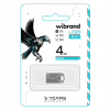 USB флеш накопитель Wibrand 4GB Hawk Silver USB 2.0 (WI2.0/HA4M1S) - Image 2