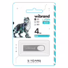 USB флеш накопитель Wibrand 4GB Irbis Silver USB 2.0 (WI2.0/IR4U3S) - Image 2