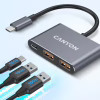 Концентратор Canyon hub DS-3 3in1 USB-C Dark Grey (CNS-TDS3) - Image 7