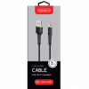 Дата кабель USB 2.0 AM to Micro 5P 3.0m CBFLEXM3 black Intaleo (1283126487491) - Image 2