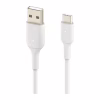 Дата кабель USB 2.0 AM to USB-C 1.0m PVC white Belkin (CAB001BT1MWH) - Image 2
