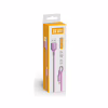 Дата кабель USB 2.0 AM to Lightning 1.0m soft silicone violet ColorWay (CW-CBUL044-PU) - Image 2