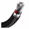 Дата кабель USB 3.1 AM to USB-C 0.25m 6.0A 66W Cafule Series Metal Black Baseus (CAKF000001) - Image 7