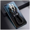 Дата кабель USB 3.1 AM to USB-C 0.25m 6.0A 66W Cafule Series Metal Black Baseus (CAKF000001) - Image 8