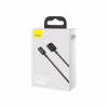 Дата кабель USB 2.0 AM to Lightning 1.0m 2.4A Superior Series Black Baseus (CALYS-A01) - Image 3