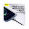 Дата кабель USB 2.0 AM to Lightning 1.0m 2.4A Superior Series Black Baseus (CALYS-A01) - Image 8