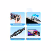 Дата кабель USB-C to USB-C 0.5m USB2.0 60W (20V/3A) angle 90° Gray Aluminum Alloy Vention (TRAHD) - Image 3