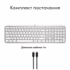 Клавіатура Logitech MX Keys S для MAC Bluetooth/Wireless UA Pale Grey (920-011638) - Image 11